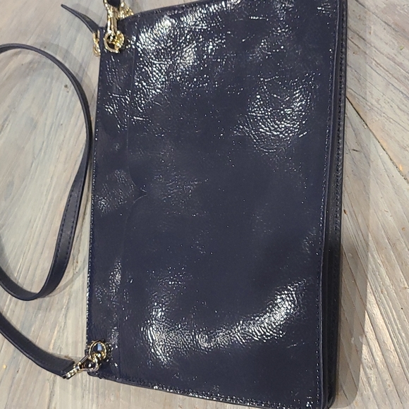 NWT KATE SPADE ON PURPOSE FLORAL CROSSBODY / CLUTCH BLAZER BLUE - Picture 5 of 9